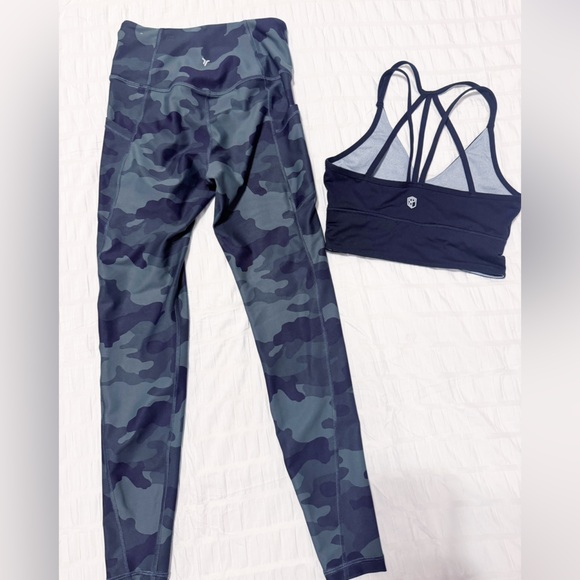 Workout Matching Set Camo Size XS Old Navy Born Primitive Camo Black Outfit - Picture 5 of 7